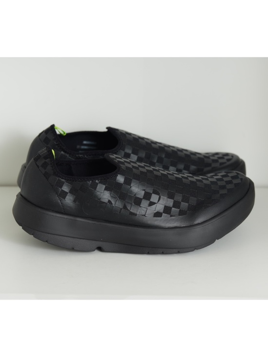 $149 Oofos Mens Oomg Eezee Low Black  Checker Comfort Recovery Slip On Shoes main image 5
